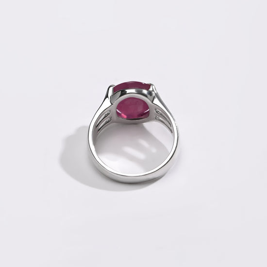 Luxury Ruby (Manik) Ring – 925 Silver - #1237N6 - Myra