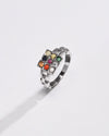 Luxe Navratna (Navgrah) Ring – 925 Silver - 1245 - Myra