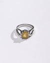 Yellow Sapphire (Pukhraj) Gemstone Ring – 925 Silver - #1217N4 - Myra