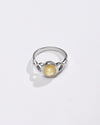 Royal Yellow Sapphire (Pukhraj) Ring – 925 Silver - #1220B - Myra