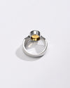 Golden Topaz (Sunahara Pukhraj) Ring – 925 Silver Minimalist - #1158B - Myra