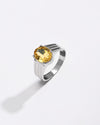 Royal Golden Topaz (Sunahara Pukhraj) Ring – 925 Silver - #1228N4 - Myra