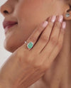 Seraphic Emerald (Panna) Ring – 925 Silver - #1218B