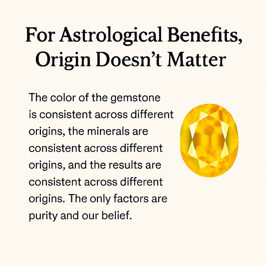For Astrological Benefits, Origin Doesn’t Matter