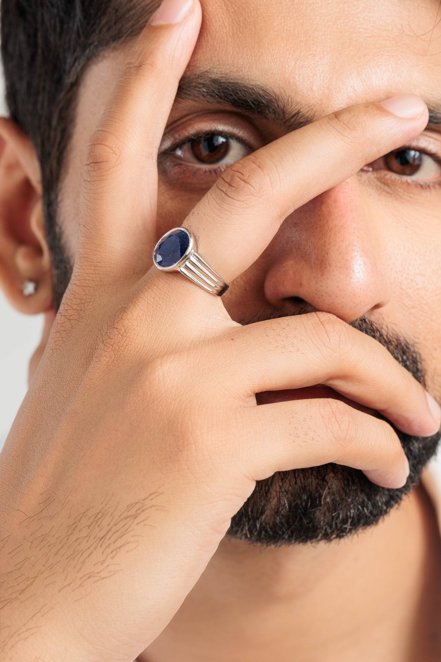 Blue Sapphire Rings for Men