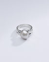 Classic Pearl (Moti) Ring in 925 Sterling Silver - #1283