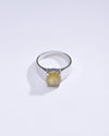 Natural Yellow Sapphire (Pukhraj) Ring in Sterling Silver – #1224