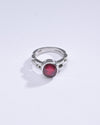 Radiant Ruby (Manik) Gemstone Ring in 925 silver - #1245