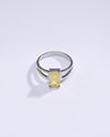 Genuine Yellow Sapphire (Pukhraj) Ring in 925 Silver – #1164