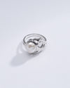 Natural Pearl (Moti) Ring in 925 Silver -  #1284