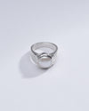 Natural Pearl (Moti) Gemstone Ring in 925 Silver - #1228