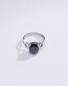 Authentic Blue Sapphire (Neelam) Ring in 925 Silver – #1220