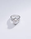 Elegant Pearl (Moti) Gemstone Ring in 925 Sterling Silver - #1199