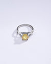 Unisex Yellow Sapphire (Pukhraj) Ring in 925 Silver – #1105