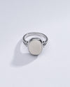 Authentic Opal (Doodhiya) Ring in 925 Silver – #1148