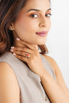 Coral (Moonga) Gemstone Ring – 925 Silver - #1151