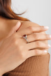 Garnet (Gomed) Ring – 925 Silver Crafted - #1175B