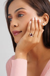 Stylish Ruby (Manik) Ring – 925 Silver - #1138N4