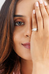 Natural Pearl (Moti) Ring – 925 Silver - #1125B