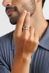 Navratna (Navgrah) Ring – 925 Silver Crafted - 1104 - Myra
