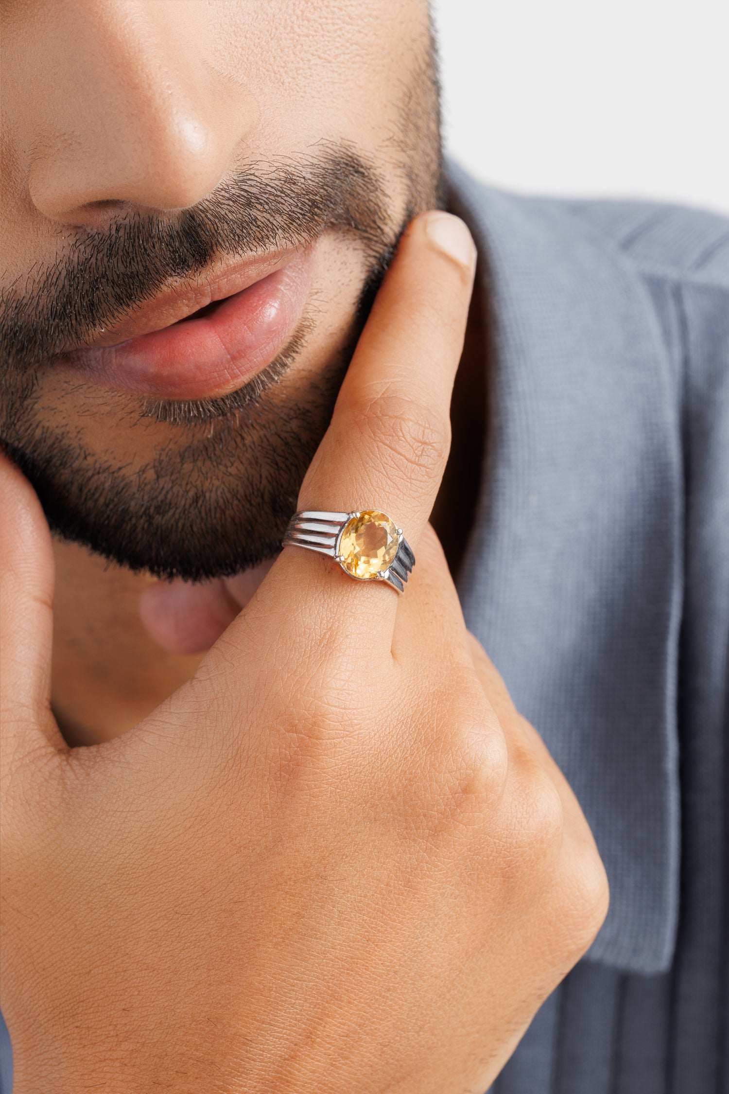 Golden Topaz Rings