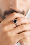 Luxe Blue Sapphire (Neelam) Ring – 925 Silver - 1142N4