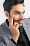Pure Energy Ruby (Manik) Ring – 925 Silver - #1284B