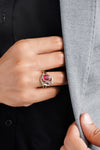 Pure Energy Ruby (Manik) Ring – 925 Silver - #1284B