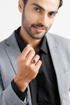 Elegant Ruby (Manik) Ring – 925 Silver - #1182B