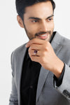 Classic Ruby (Manik) Ring – 925 Silver - #1150B
