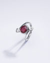 Authentic Ruby (Manik) Ring in Sterling Silver -  #1273