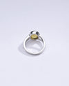 Natural Yellow Sapphire (Pukhraj) Ring in 925 Silver – #1125