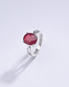 Vintage Ruby (Manik) Ring in 925 Streling Silver -  #1102