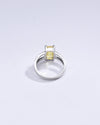 Genuine Yellow Sapphire (Pukhraj) Ring in 925 Silver – #1164