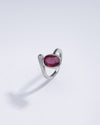 Elegant Ruby (Manik) Ring in 925 Silver #1202