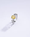 Natural Yellow Sapphire (Pukhraj) Ring in 925 Silver – For Wealth and Prosperity #1149