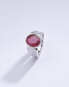 Classic Ruby (Manik) Ring in 925 Silver - #1111