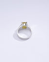 Natural Yellow Sapphire (Pukhraj) Ring in Sterling Silver – #1224