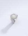 Natural Opal (Doodhiya) Ring in Sterling Silver – #1111