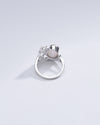 Natural Pearl (Moti) Ring in 925 Silver -  #1284