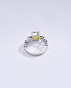 Natural Yellow Sapphire (Pukhraj) Ring in 925 Silver – For Wealth and Prosperity #1149