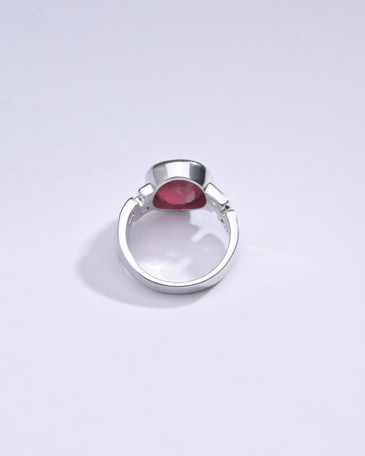 Vintage Ruby (Manik) Ring in 925 Sterling Silver -  #1283 M