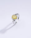 Classic Yellow Sapphire (Pukhraj) Ring in Sterling Silver – #1196