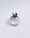 Classic Blue Sapphire (Neelam) Ring in 925 Silver – #1228