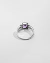 Amethyst (Jamunia) Ring – 925 Silver Crafted - #1148B