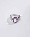 Luxe Amethyst (Jamunia) Ring – 925 Silver - #1199HB