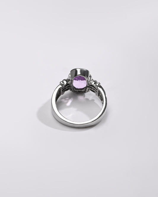 Luxe Amethyst (Jamunia) Ring – 925 Silver - #1199HB
