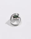 925 Silver Emerald (Panna) Ring - #1103B