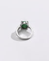 Rich Hue Emerald (Panna) Ring – 925 Silver - #1139N4