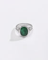 Signature Emerald (Panna) Ring – 925 Silver - #1148B